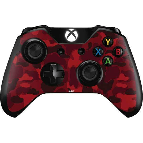 Camouflage Xbox One Controller Skin - Red Street Camo
