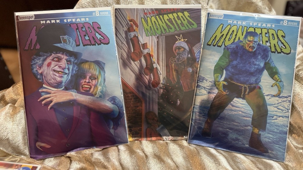 Keenspot Mark Spears Monsters #8 Variant Foil covers Lot