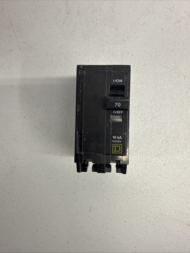 Square D QO270 2 Pole 70 Amp 120/240V Plug-on Circuit Breaker