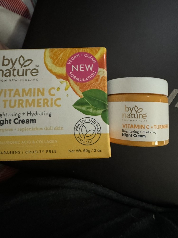 by nature~Vitamin C + Turmeric Brightening + Hydrating Night Cream~Exp 01/26
