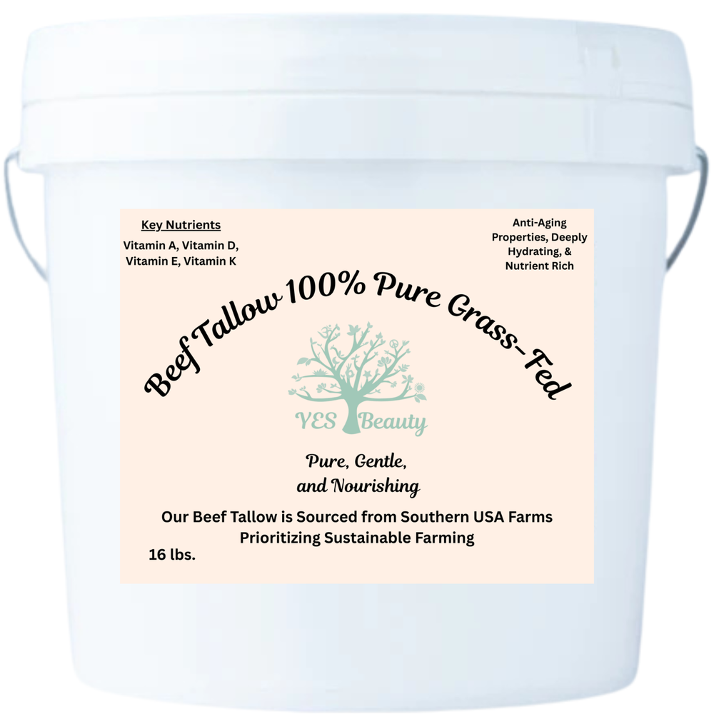Just Tallow! Bulk 100% Grass-Fed Beef | for Soap, Skincare & Candles | | 16 lbs.