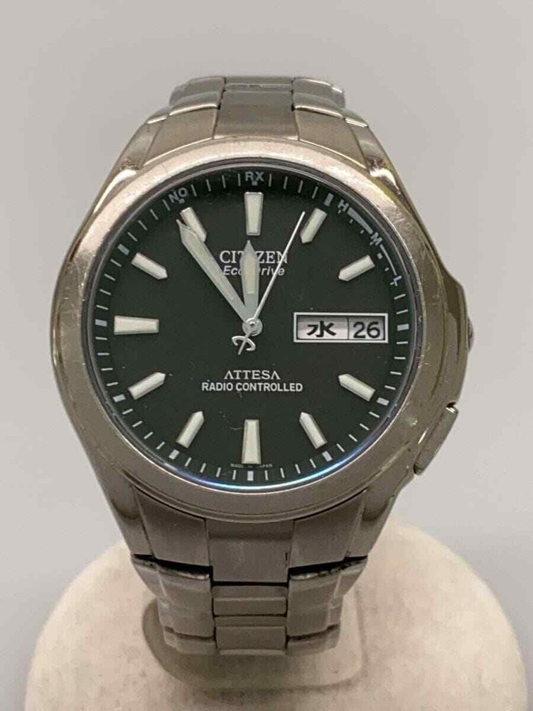 CITIZEN Quartz watch analog titanium black slv ss H100 T010431