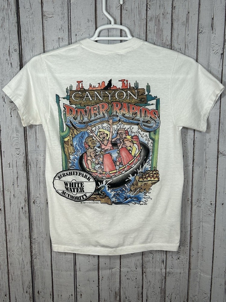 VTG 80s HERSHEY PARK CANYON RIVER WHITE WATER RAPIDS AMUSEMENT PARK RIDE SMALL