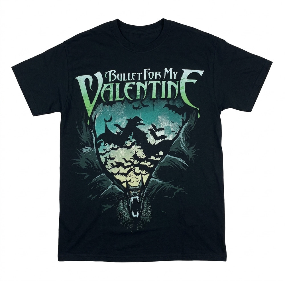 Bullet For My Valentine Scream Aim Tour T-Shirt Cotton Unisex Tee S-4XL BO046