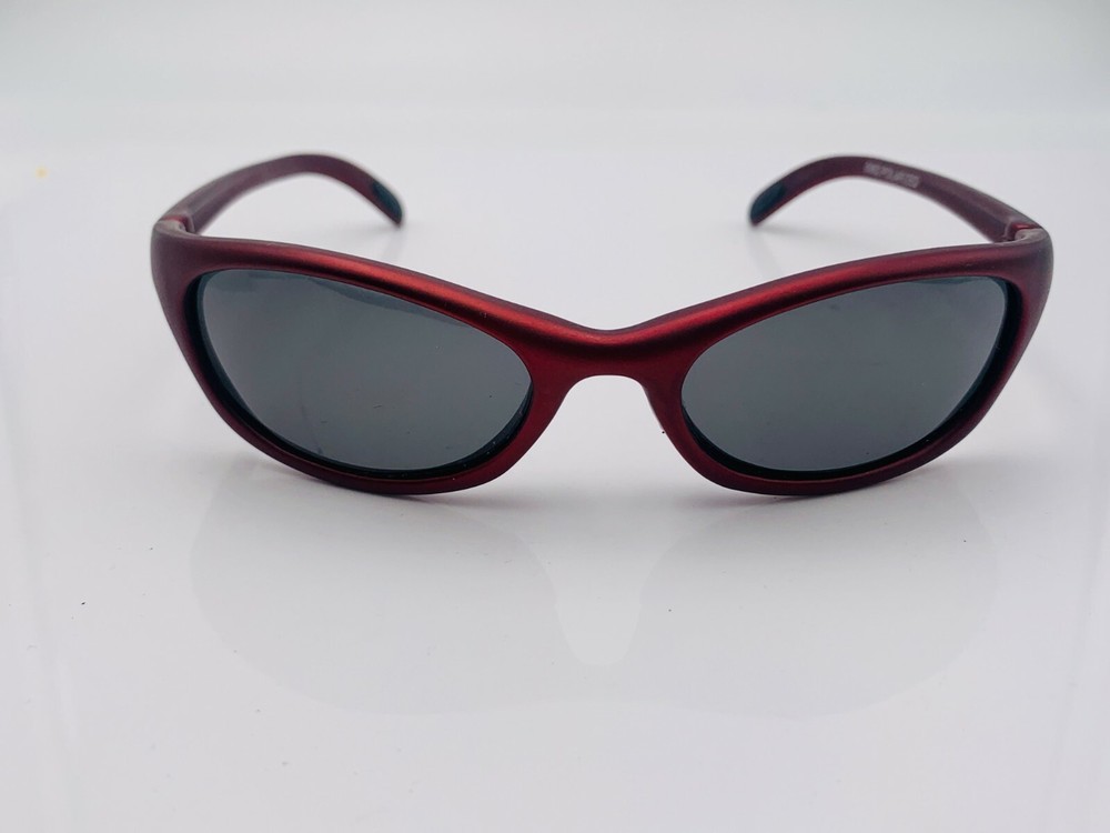 Vintage Eddie Bauer 0062 Burgundy Oval Sunglass Frames Only  