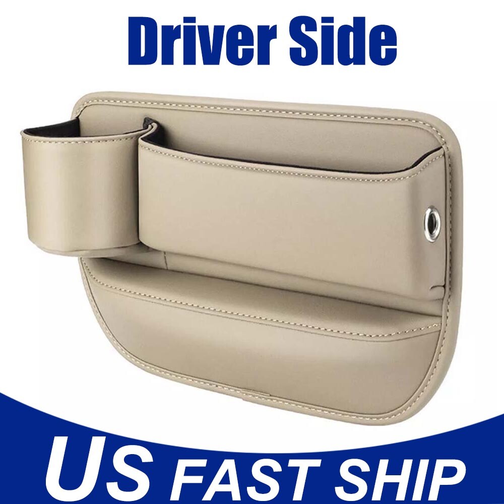Car Seat Side Pocket Organizer Crevice Gap Filler Storage Box Car Accessories LH