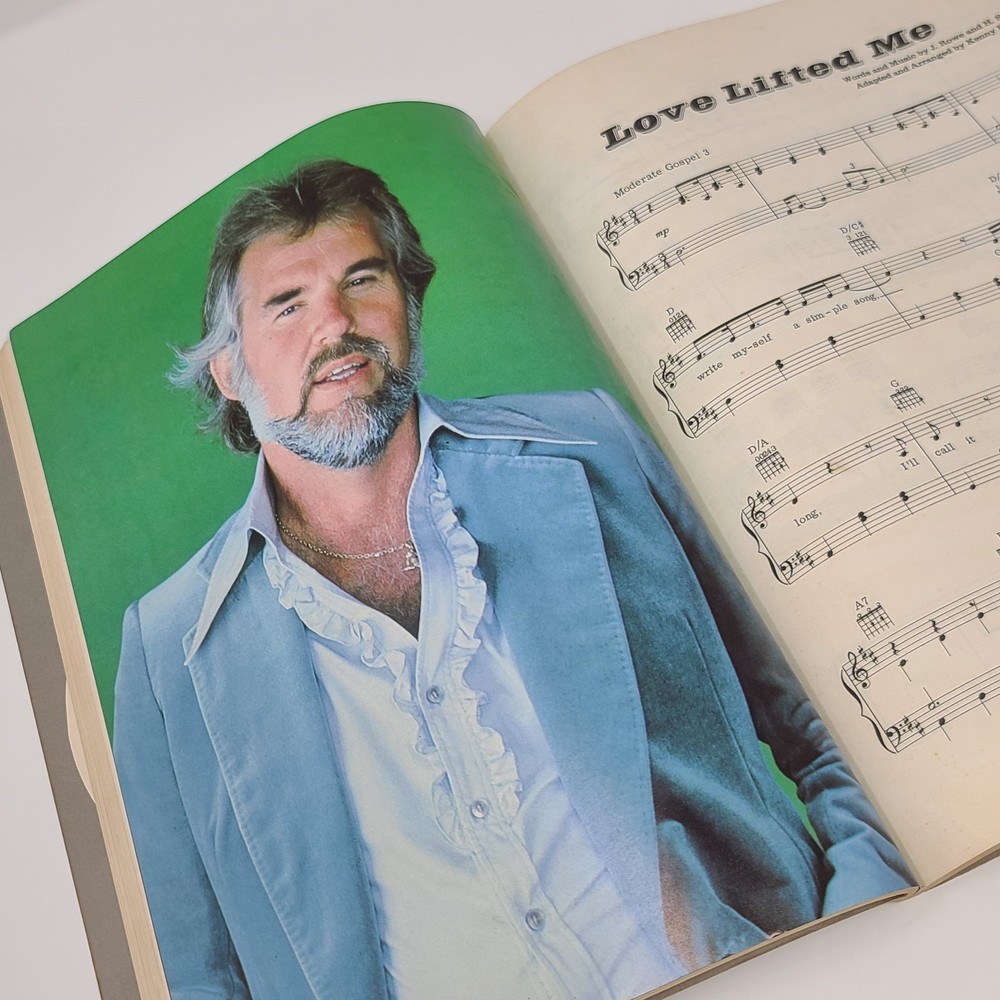 VINTAGE Kenny Rogers Song Book 1979 Piano Vocal Guitar Sheet Music Country