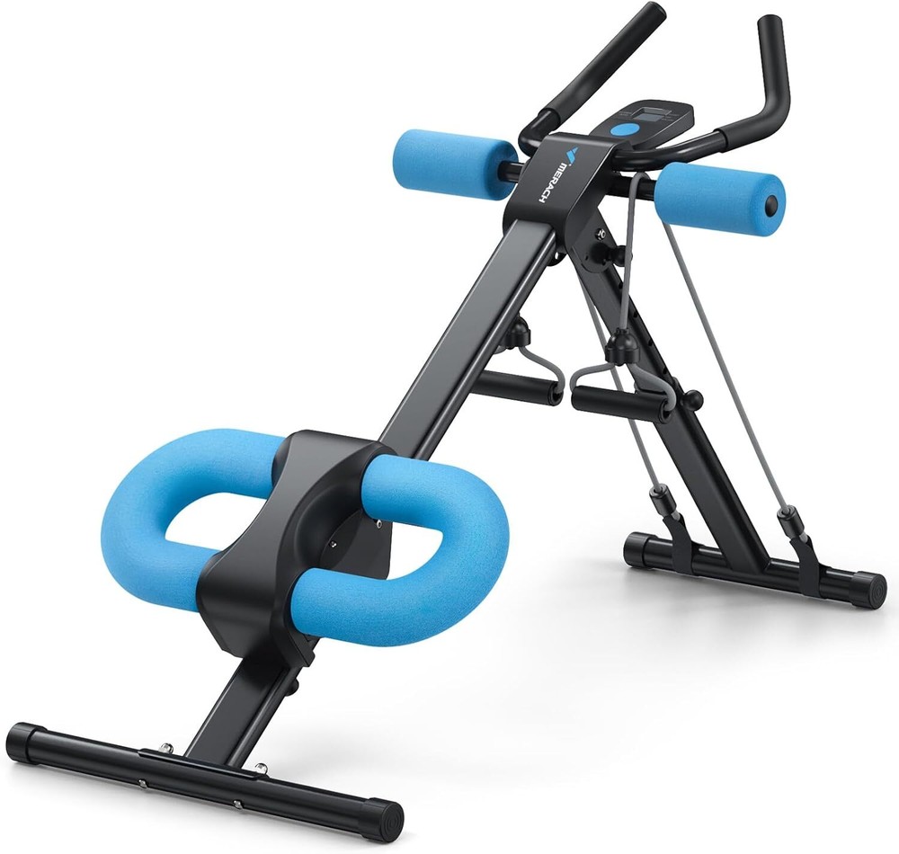 MERACH Ab Adjustable Workout Equipment Foldable Machine Trainer For Home Gym