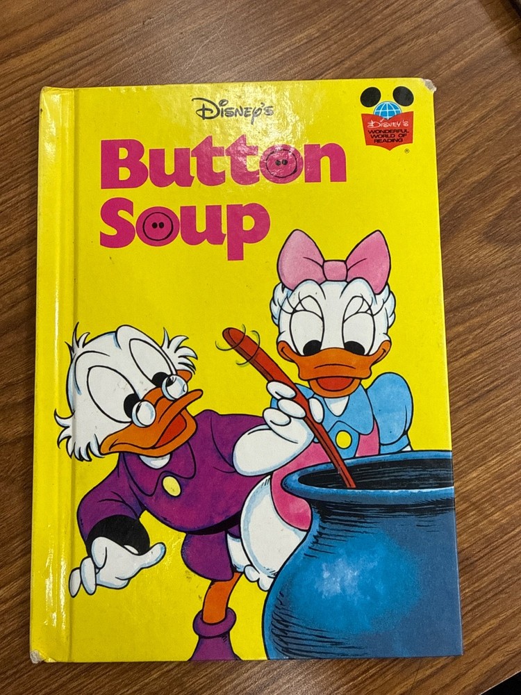 Disney Classic Spanish La Sopa de Boton - Button Soup 1986 Hardcover