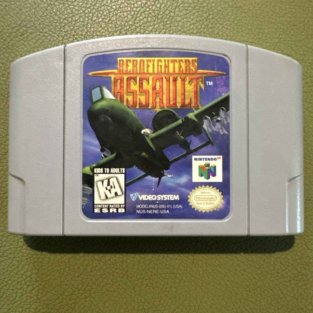 AeroFighters Assault (Nintendo 64 N64) Authentic Cartridge Only