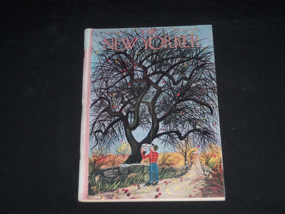 1955 November 5 The New Yorker Magazine - Illustrated Cover - Ny 539