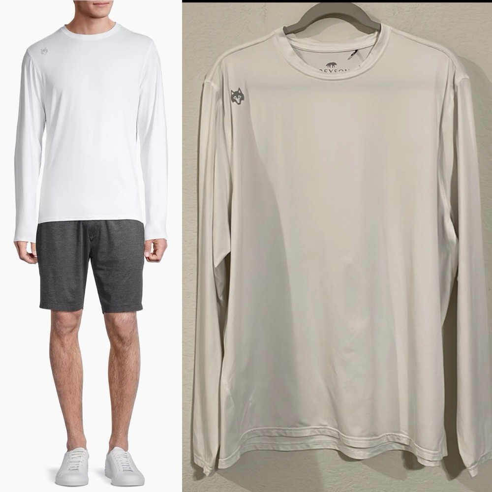 Greyson Men’s Guide Long-Sleeve Shirt XL White Sport Activewear Athleisure