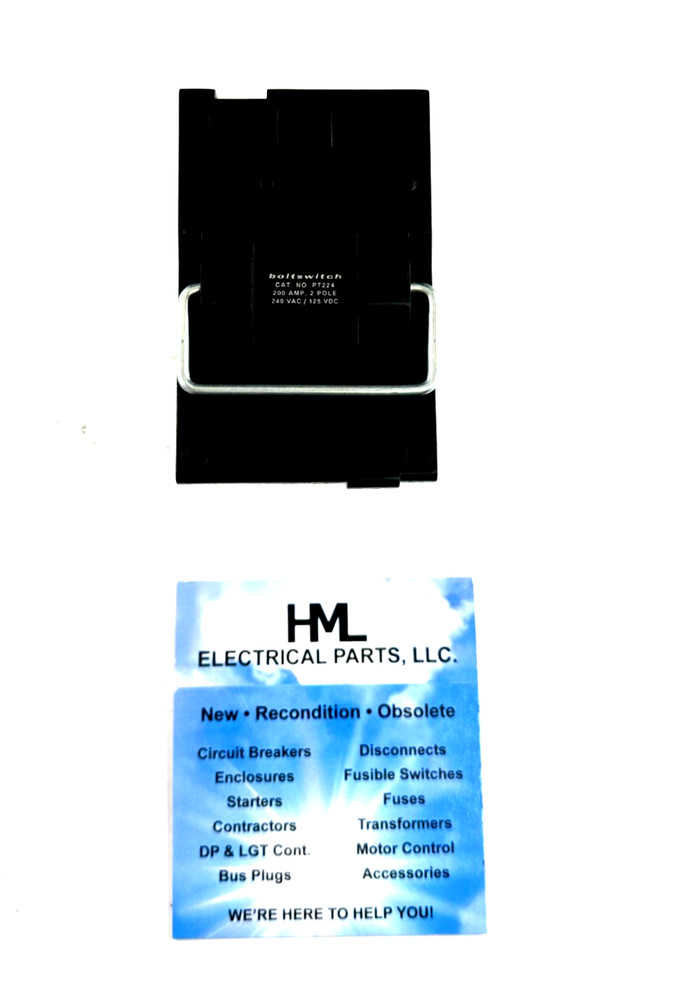 Boltswitch, Pt224, 200A, Replacement Fuse Pull Out Only *Reconditioned