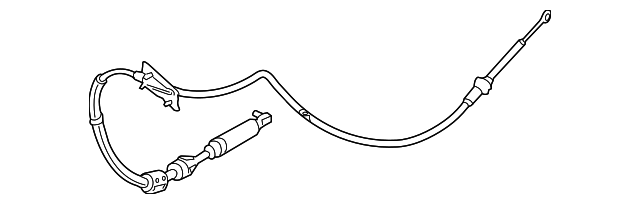 Genuine Nissan Shift Control Cable 34935-1PA0A