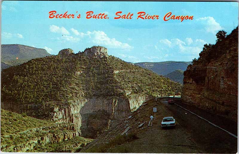 Postcard HIGHWAY SCENE Phoenix Arizona AZ m/09 AL9188