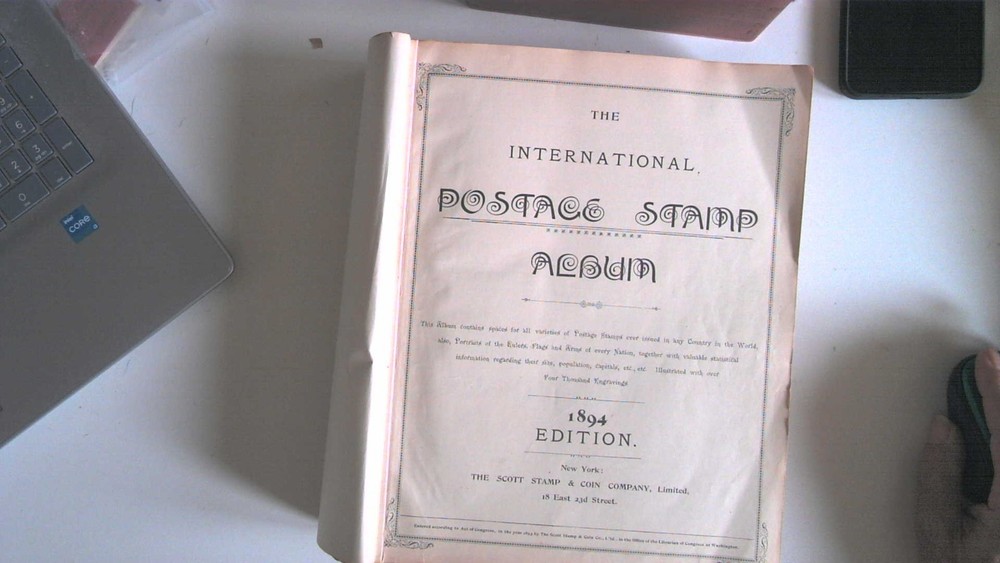Worldwide Collection In 1894 Scott International Album Mint/Used