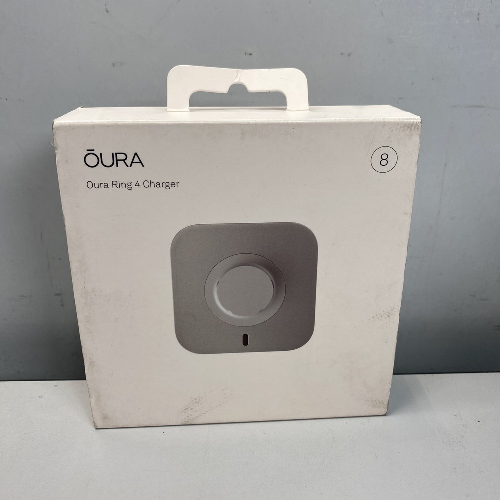 Oura Ring 4 Charger for Size 8 Smart Ring in Sleek Grey