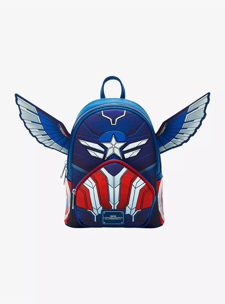Loungefly Marvel Captain America: Brave New World Cosplay Mini Backpack