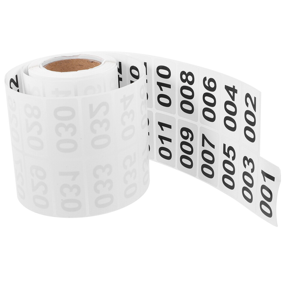 Numbered Inventory Stickers - Numerical Labels for Organization