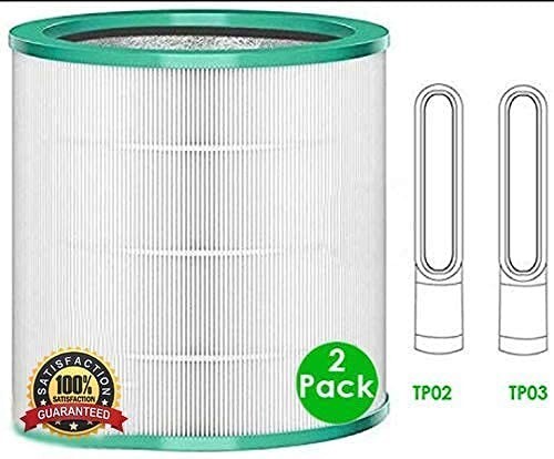 Hepa Filter For Dyson TP01 TP02 TP03 AM11 Air Purifier (2 pack)