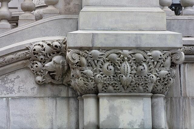 Photo:Albany New York Capitol 2018 Ornamented Stonework Detail