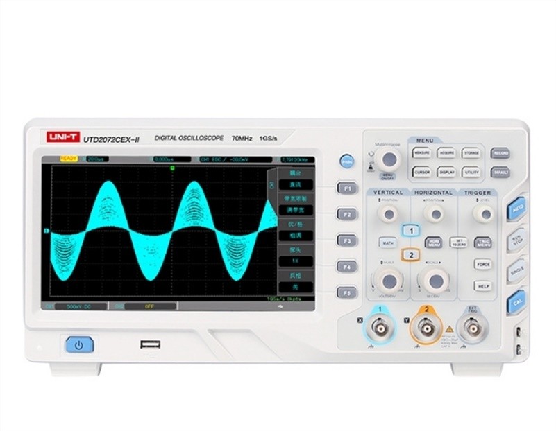 Uni-T UTD2072CEX-II 2Channels Digital Storage Oscilloscope 1Gs/S 70Mzh oi