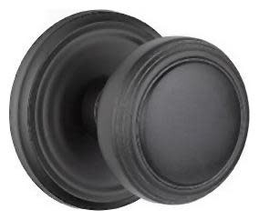 Emtek 8050NW Norwich Black Double-Sided Non-Turning Dummy Door Knob Set