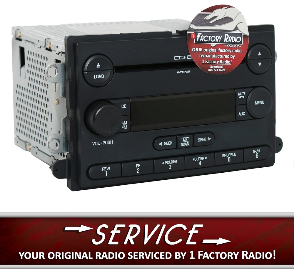 Display Repair Service Only for 2008 Ford F250 F350 Super Duty Radio AMFM 6 Disc