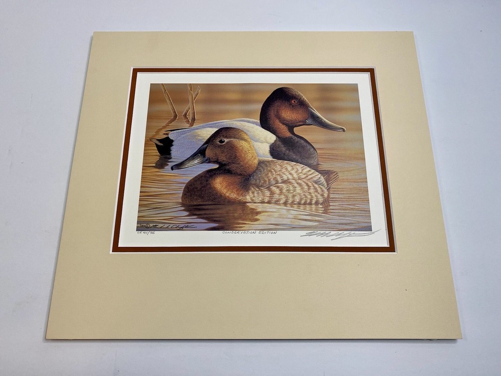 2000 Nevada State Duck Stamp Print Only Signed Clifton Conservation Edition READ