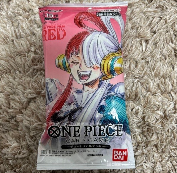 One Piece Card Game Tutorial Deck Film RED Movie Limited Admission Benefit Japan