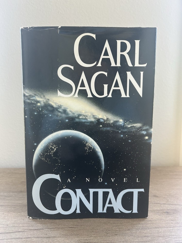 Contact: A Novel by Carl Sagan 1985. Dust Jacket, Hardcover