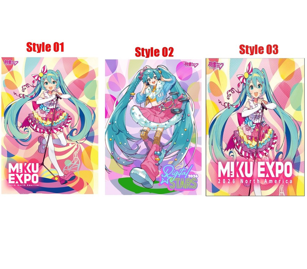 Miku Expo 2026 North America Tour Poster 18x24