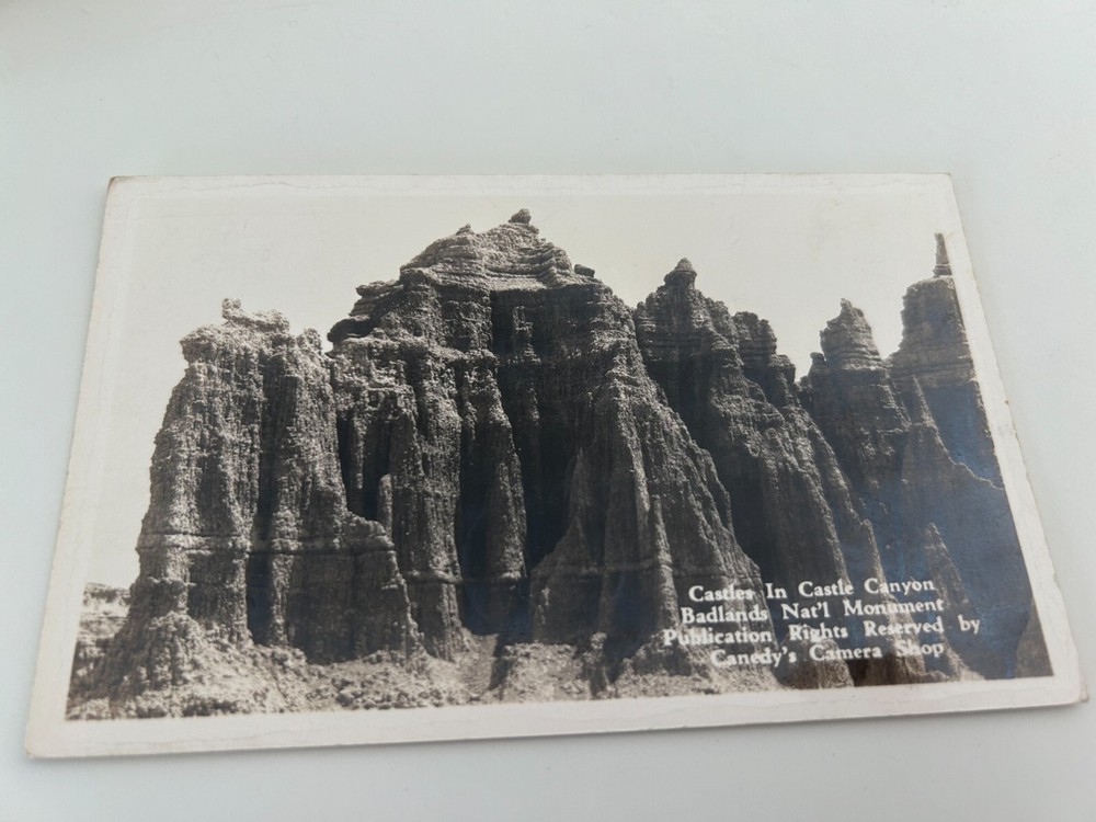 Castles in Castle Canyon Badlands National Monument South Dakota Postcard