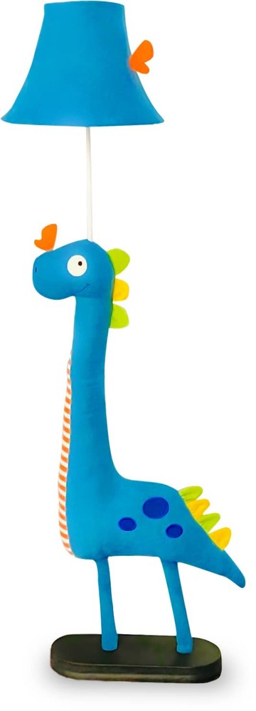 Kids Floor Lamp, Blue Dinosaur Design 50 Inch Modern Floor Lamp for Bedroom, ...