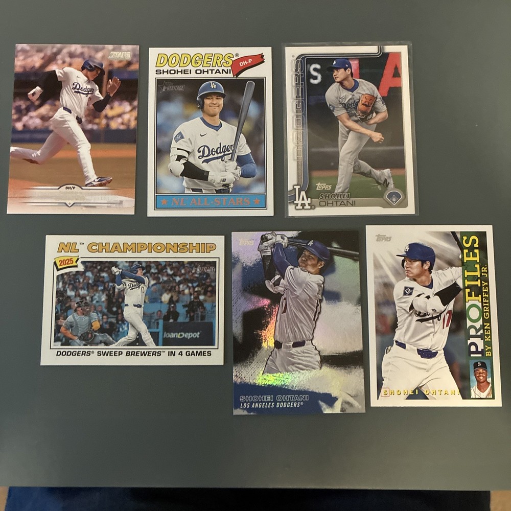 shohei ohtani (6) Card Lot Dodgers