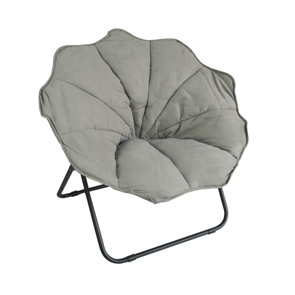 Elegant Grey Microfiber Pet Bed with Soft Cushion PET-1003