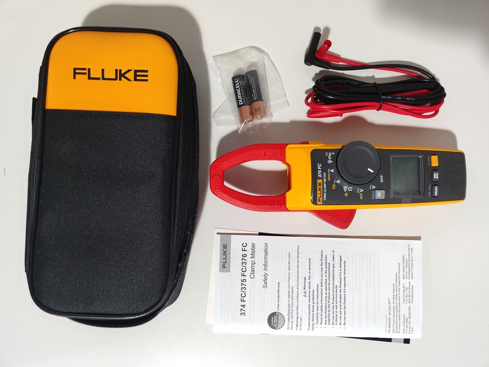 Fluke 375 FC Wireless True RMS AC/DC Clamp Meter New