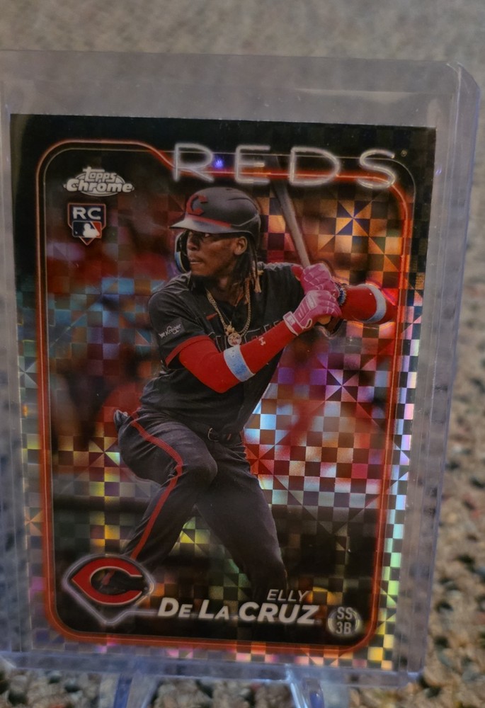2024 Topps Chrome - Elly De La Cruz #44 X-Fractor (RC)