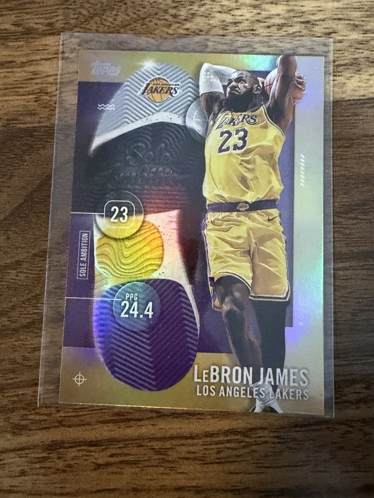 2025-26 Topps Lebron James Sole Ambition Case Hit Ssp los Angeles Lakers