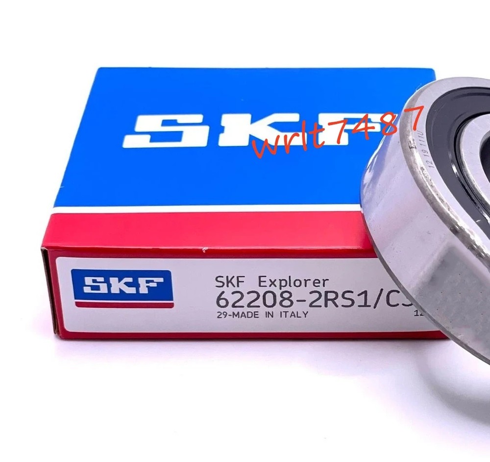 NEW SKF 62208-2RS1/C3 single row deep groove ball bearing 1PCS #NN