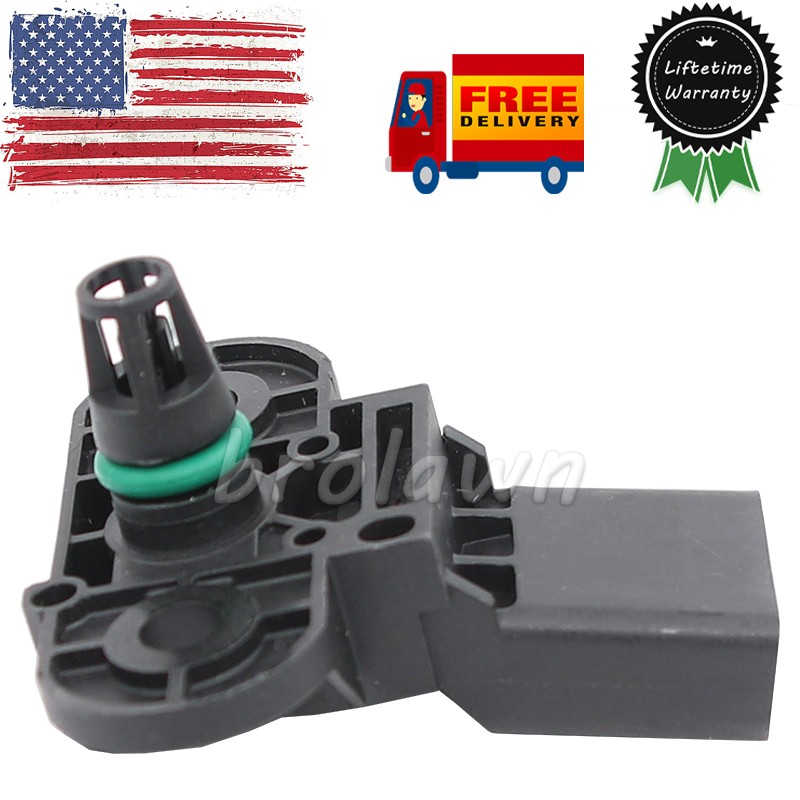 Intake Manifold Absolute Air Pressure MAP Sensor For VW Golf Jetta Audi A4 A6 A8