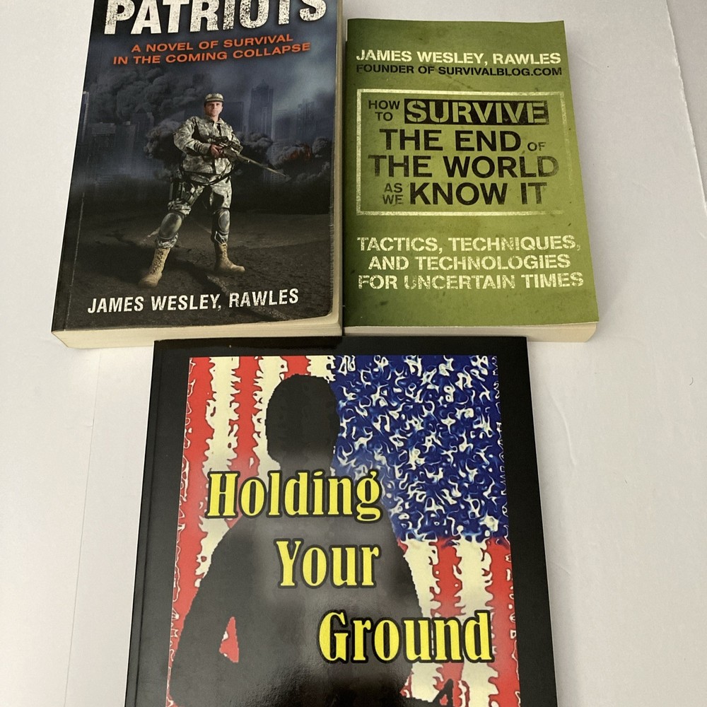 Pepper Outdoor Skills & Off Grid Survival Weapons-- Book Lot of 3