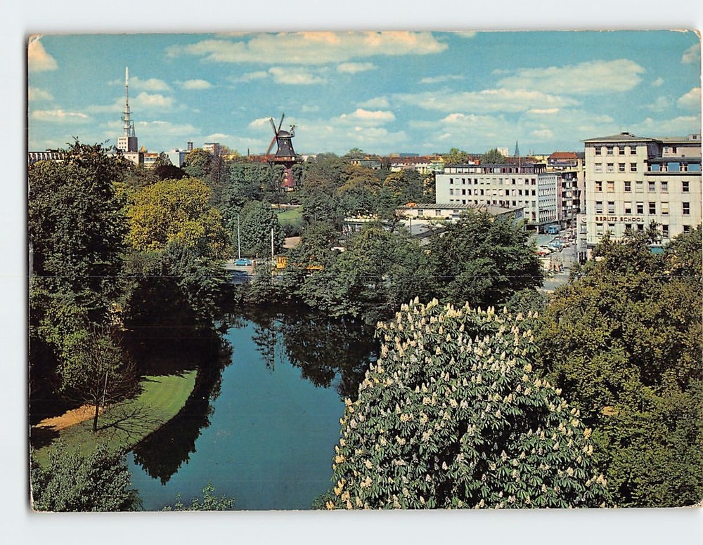 Postcard Scenic View Bremen Germany