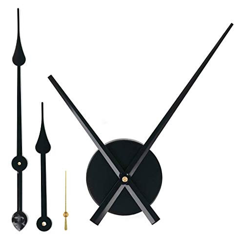 DIY Large Wall Clock with 3D Movement and Long Hands 2-Pack Quartz Clock