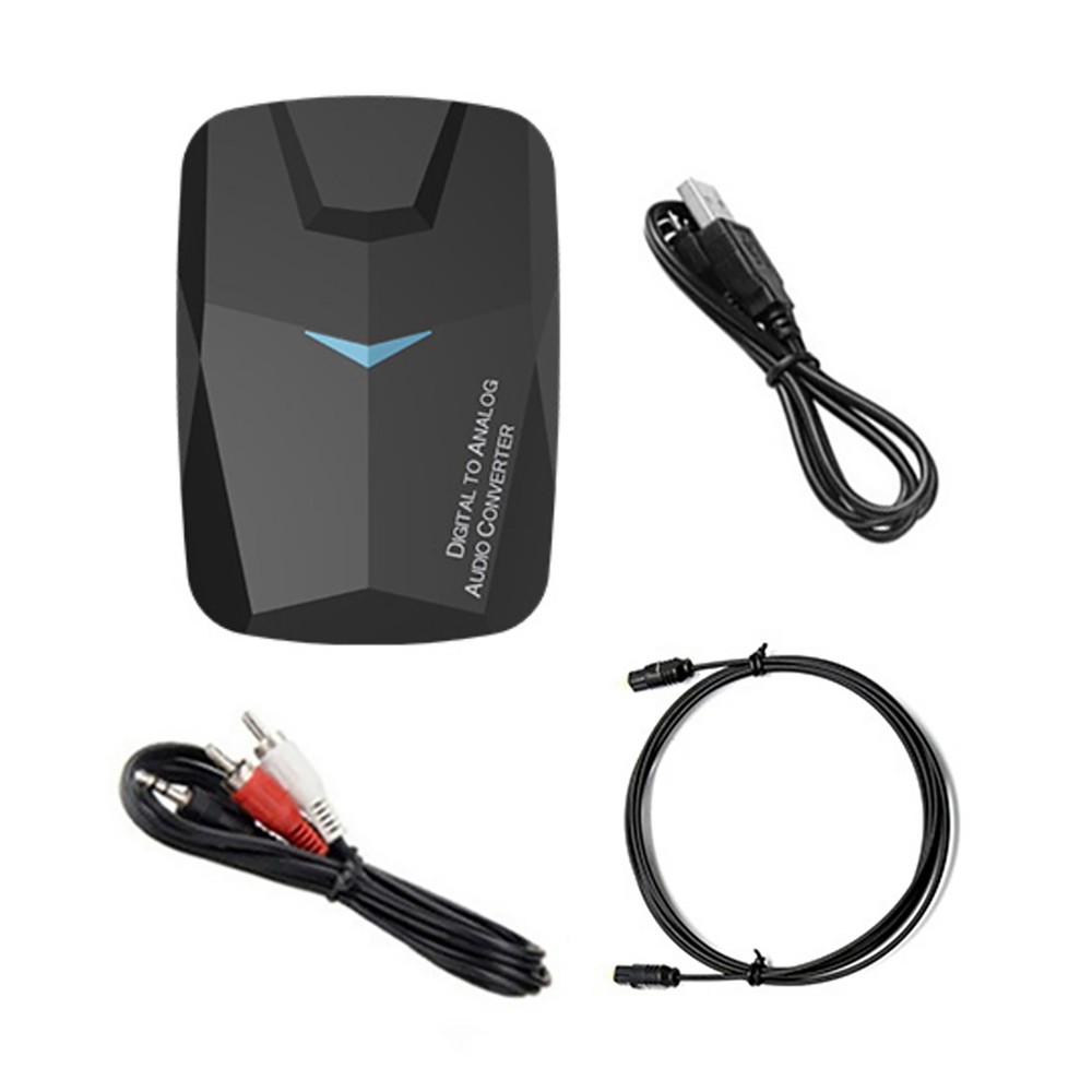 Bluetooth 5.0 Audio Adapter with Optical Coaxial Converter 5V1A DC