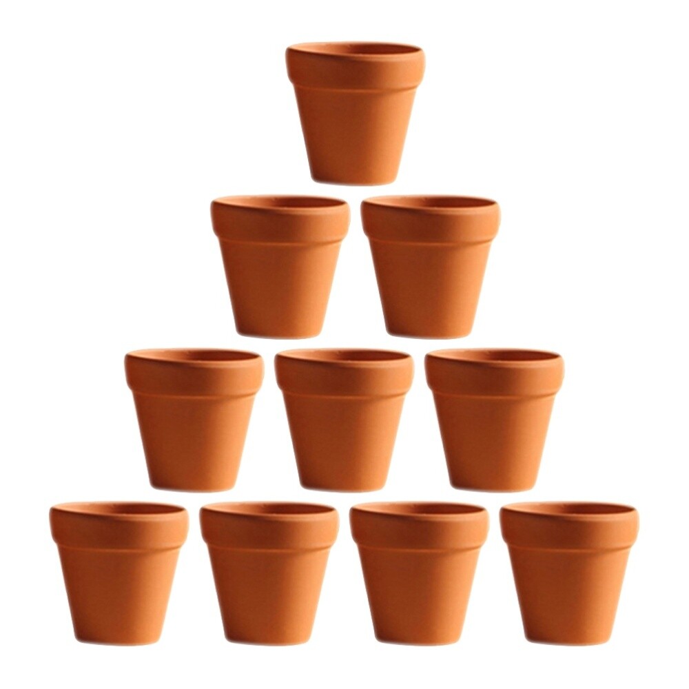 20 Pcs Plant Clay Pots for Plants Terracotta Vase Cylinder Vases