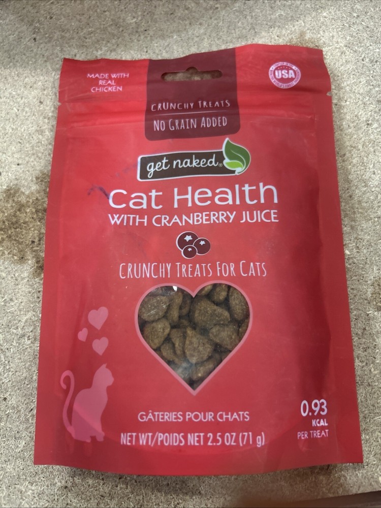 Get Naked Urinary Health Crunchy Treats For Cats, 2.5 Ounce (Pack of 3)