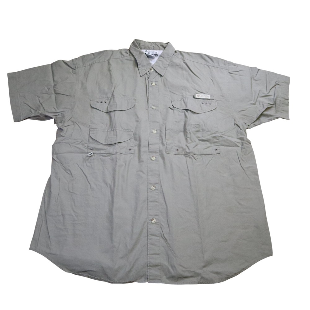 Columbia PFG Fishing Shirt Mens Large Bonehead Button Down Vented Outdoors