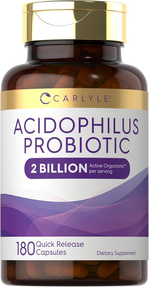 Probiotic for Women & Men | 2 Billion CFU | 180 Capsules | by Carlyle