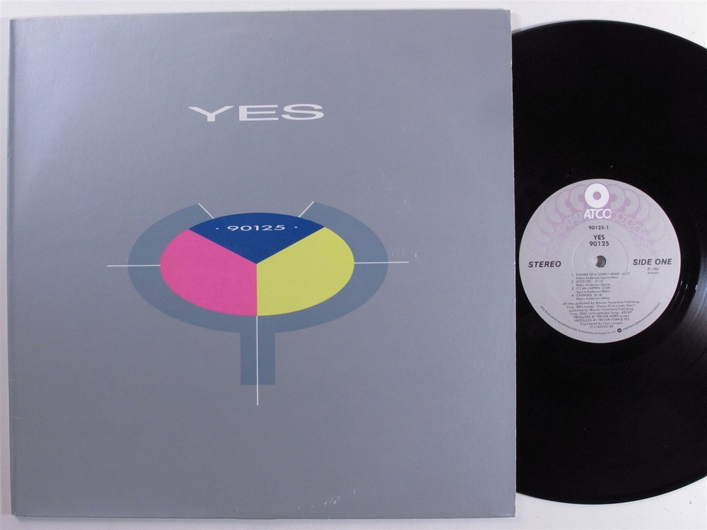 YES 90125 ATCO LP VG+ d